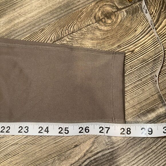 Women's Brushed Sculpt Scoop Neck Bodysuit - All in Motion Dark Brown Small. L - Picture 9 of 10